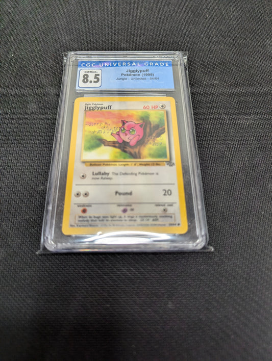 Pokémon 54 out of 64 Jigglypuff Jungle CGC 8.5