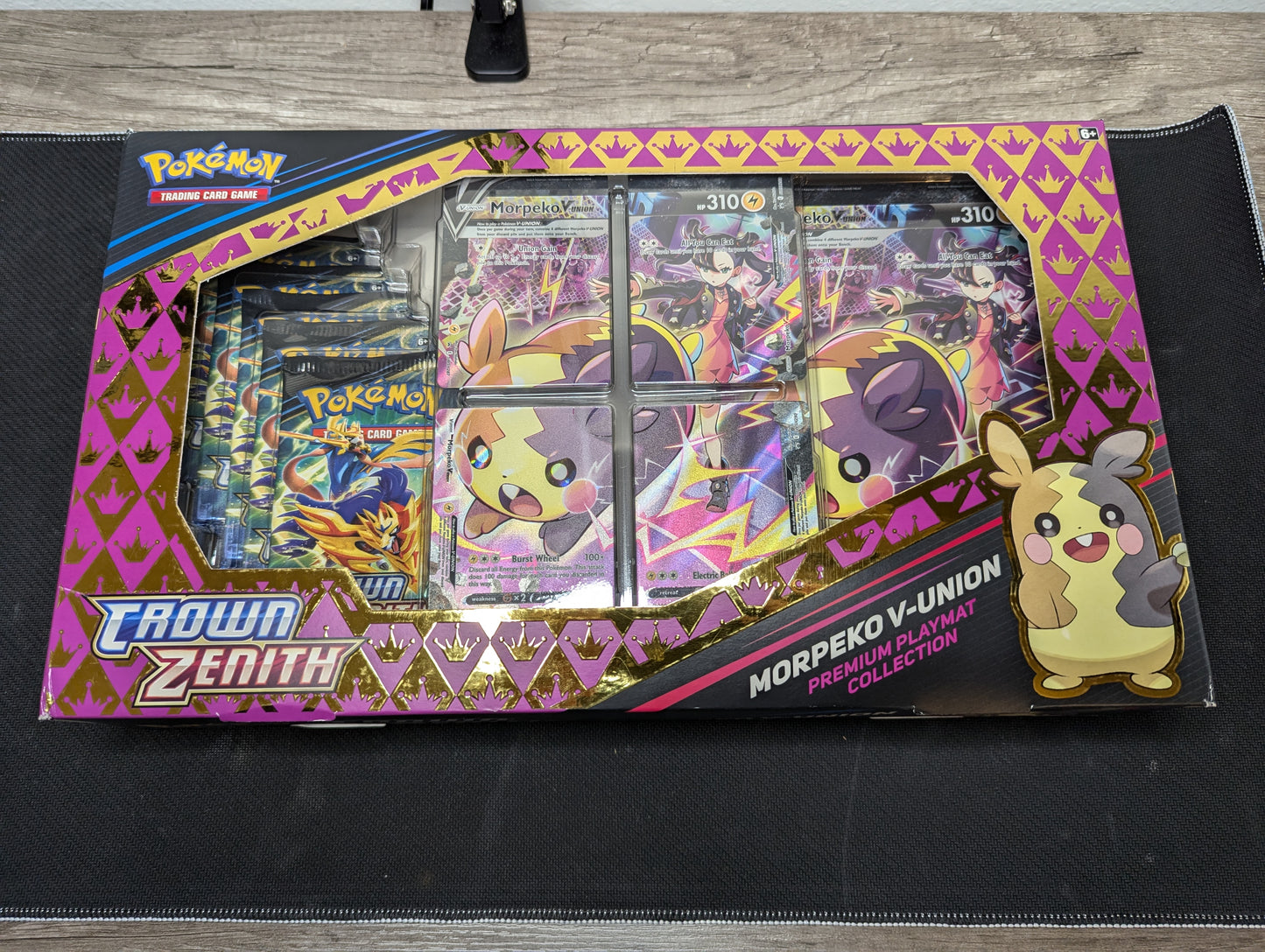 Pokémon Crown Zenith Premium Playmat Collection Morpeko V-Union