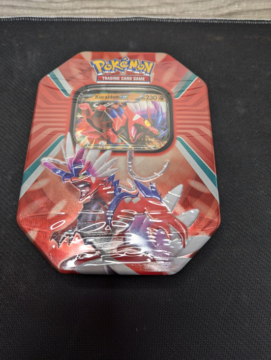 Pokémon Paldea Legends Tin 2023 Koraidon EX