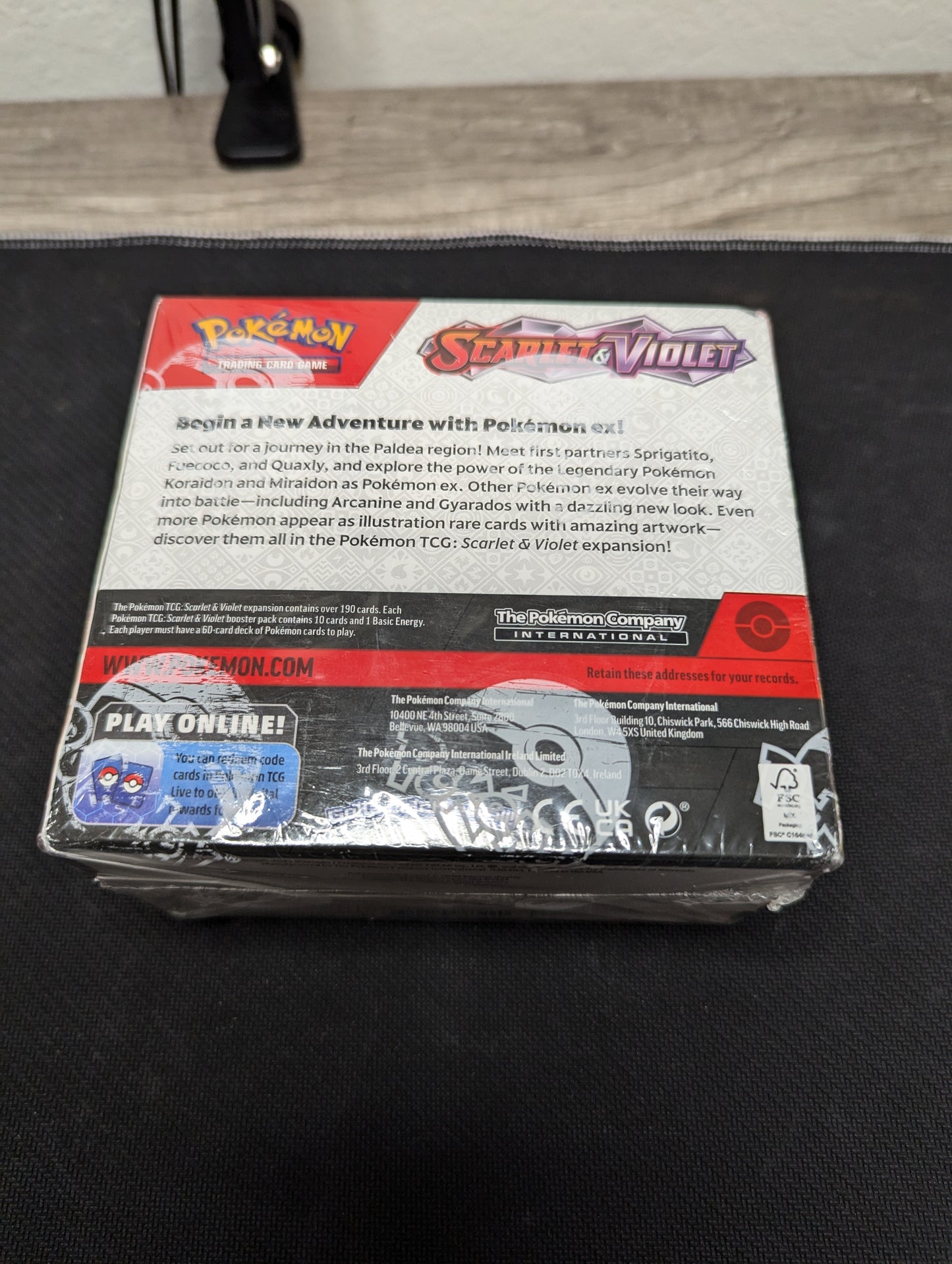 Pokemon Scarlet & Violet Booster Box SV01 Scarlet & Violet Base Set