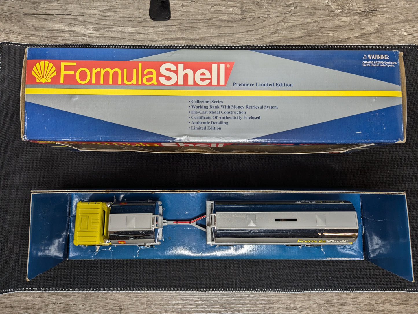 Shell Oil Company 1995 Die Cast Concept Tanker Truck Bank Limited Edition