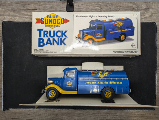 Sunoco 1993 Blue Motor Fuel Truck Bank Ltd Edition #1