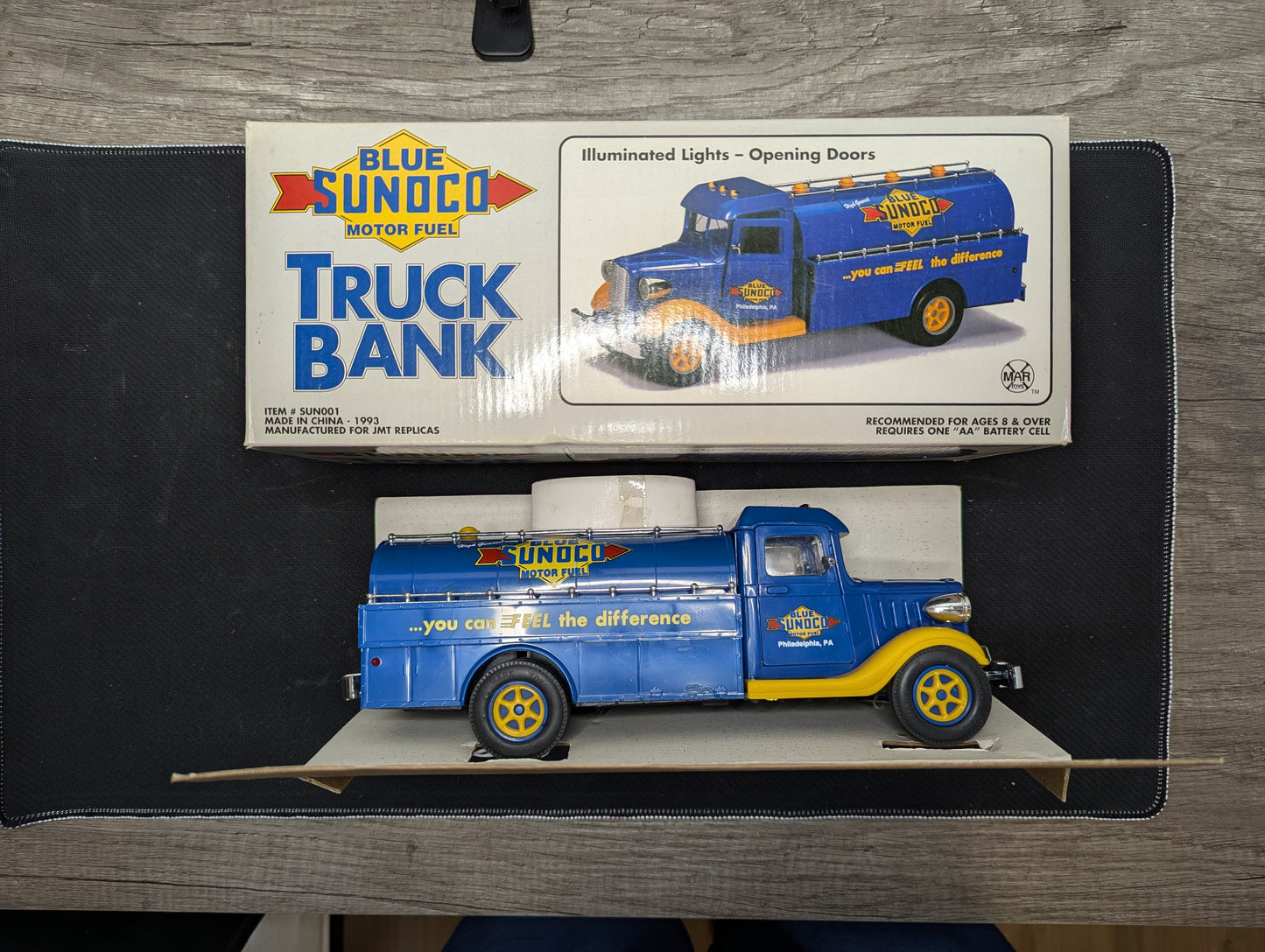 Sunoco 1993 Blue Motor Fuel Truck Bank Ltd Edition #1