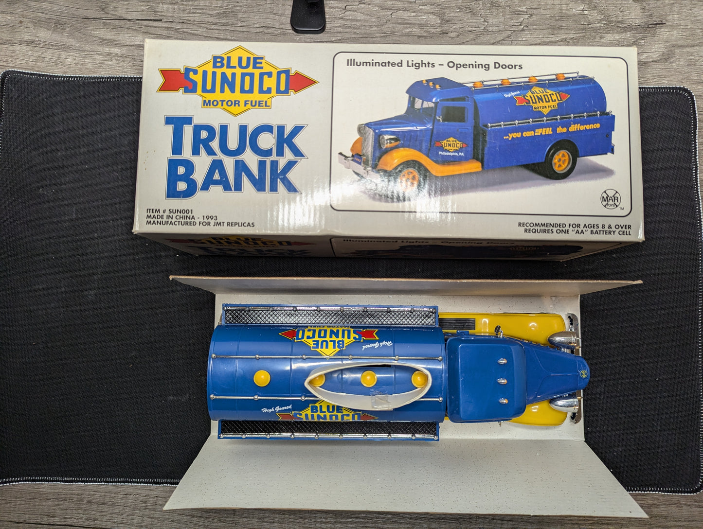 Sunoco 1993 Blue Motor Fuel Truck Bank Ltd Edition #1