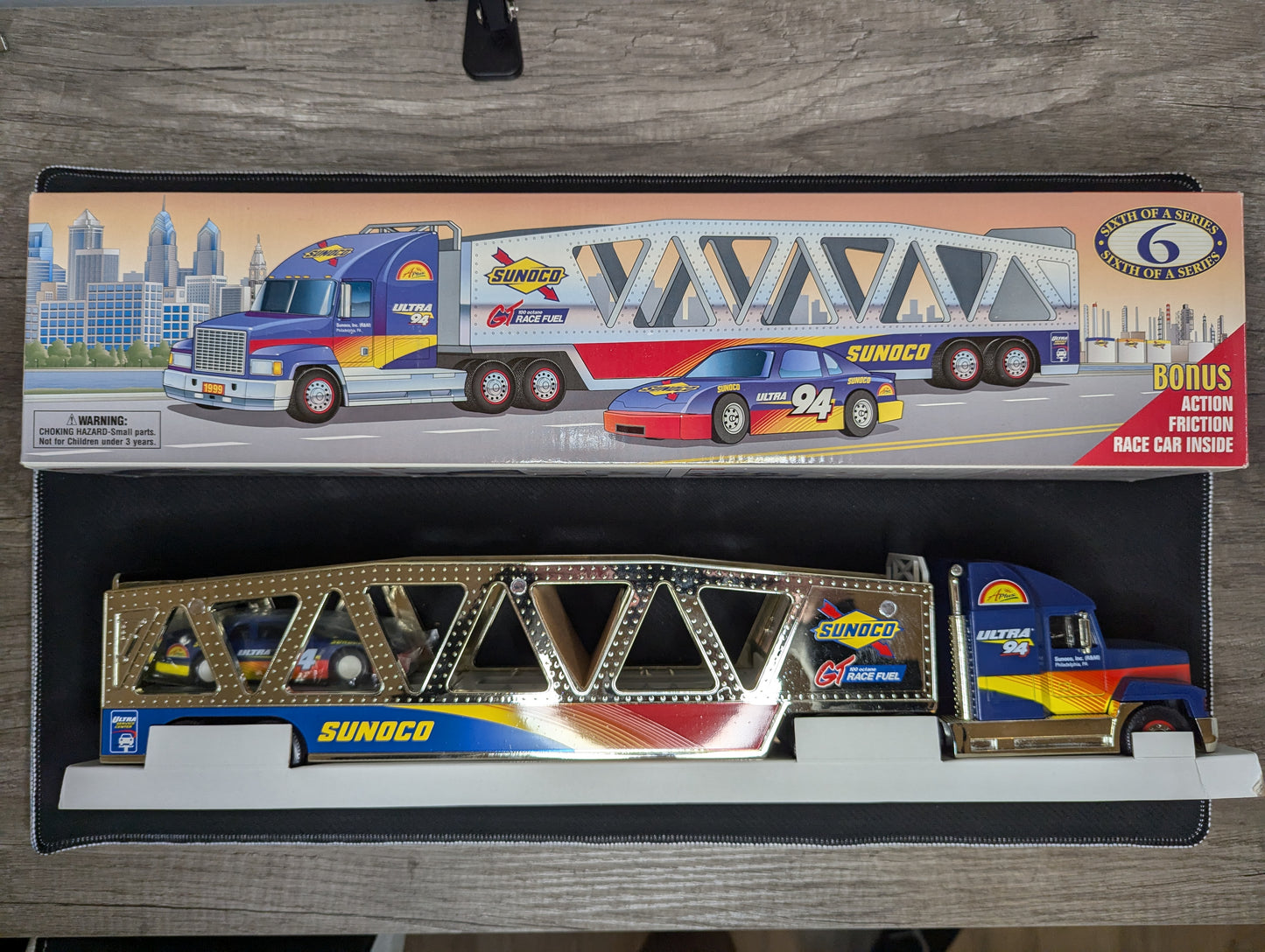 Sunoco Car Carrier - 1999 Collector's Edition w/Bonus Race Car