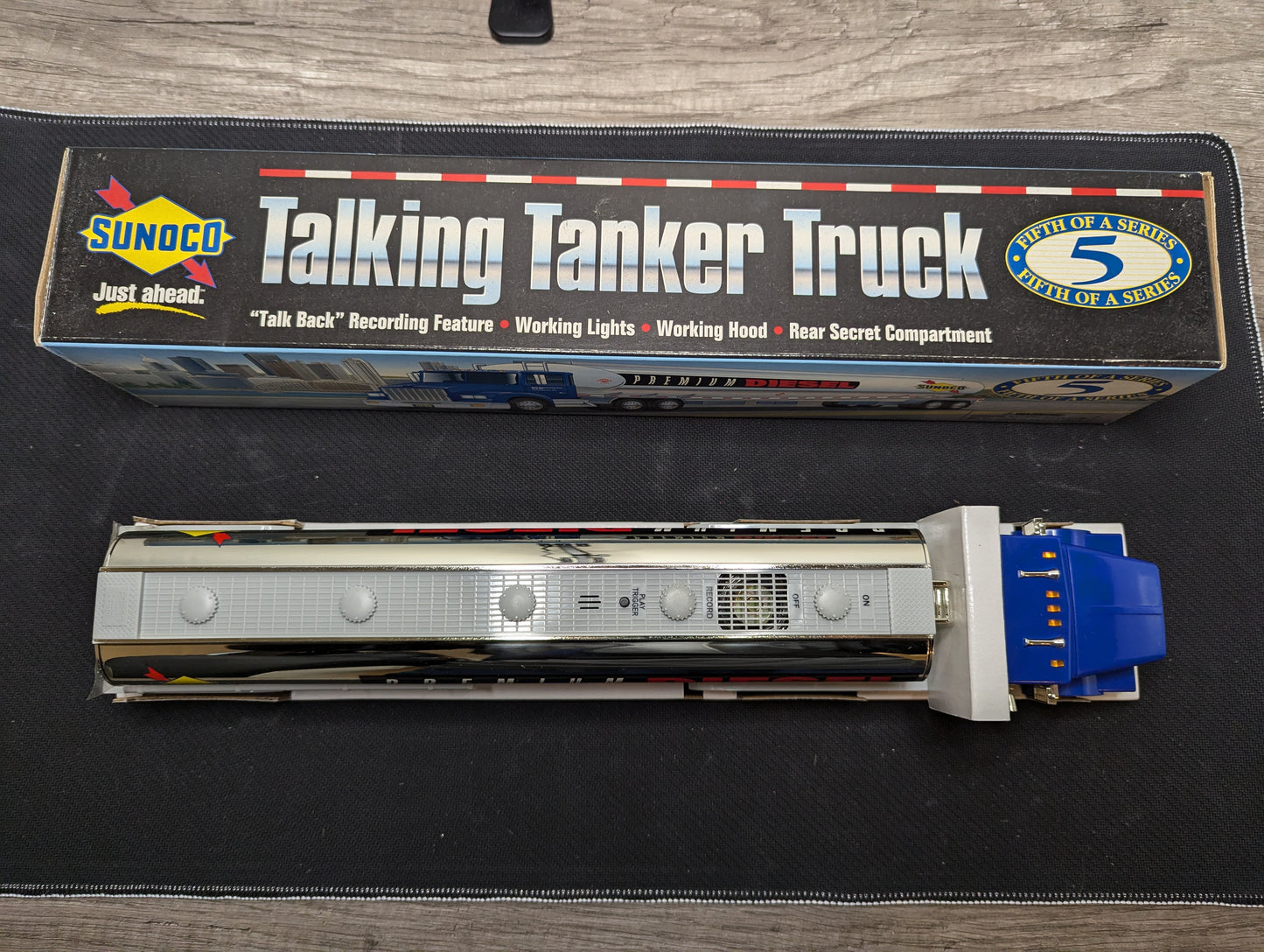 Sunoco Premium Diesel 1998 Talking Tanker Truck Toy 5th In Series